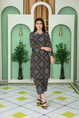 Nissa - MFDW-E3-Ni-03 - Premium Slub Khaddar - Shirt & Trousers