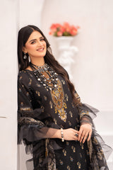 Ghazal MFDS-C4-GH-3P-02-Luxury Lawn Three Piece