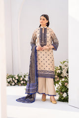 Ghazal MFDS-C4-GH-3P-08-Luxury Lawn Three Piece