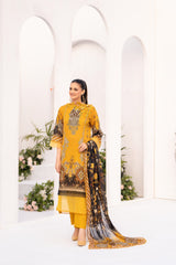 Ghazal MFDS-C4-GH-3P-09-Luxury Lawn Three Piece