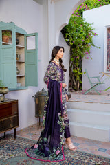 Hana MFDS-F4-HA-3P-04 Luxury Lawn Three Piece